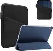 ProCase iPad Air 5 Air 4 Case 10.9 Inch with Tablet Sleeve Case, Slim Stand Hard Back Shell Smart Cover + Protective Bag with Front Pocket for 10.9" iPad Air 5th Generation 2022 / Air 4th Generation 2020 –Navy