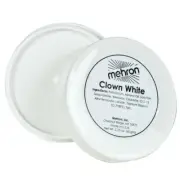 Mehron Clown White Face Body Paint Professional Make Up Mime Greasepaint 65g