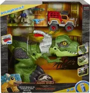 Imaginext Jurassic World Camp Cretaceous T-Rex Dinosaur Pursuit Playset