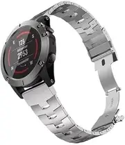 [BKUANE] 22 26mm Titanium Alloy Watchband Straps For Garmin Fenix 5 5X Plus 6 6X Pro 7 7X Quick Fit Smart Watch Easyfit Band Bracelet