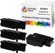 a Set BCMY Compatible Toner Cartridge for Dell (2,000/1,400 (B/CMY) Pages) for Dell E525 E525w