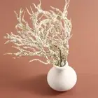Decor DIY Crafts Artificial Plants Fake Flowers White Grass Snow Pine Branch