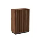 Wesley 5-Tier Shoe Rack Organiser Storage Cabinet - Columbia & Black