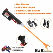 9KV Electric Rechargeable Stock prod Cattle prodder 90cm Flexi Shaft Car Charger