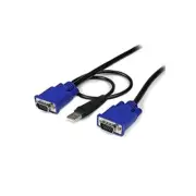 Startech 2 In 1 Ultra Thin Usb Kvm Cable