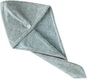 EXQUIMEUBLE Environmental Bamboo Hair Drying Cap Quick Drying Towel Wrap Hair Accessories Soft and Absorbent