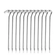 12Pcs Metal Heavy Duty Camping Pegs Outdoor Ground Anchors Tent Pegs Spikes