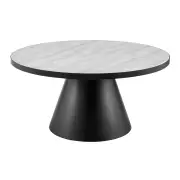 Soli Coffee Table - Black/White, Large - Large