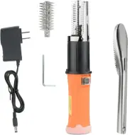 Cordless Electric Fish Scaler Tools,Built-In 12V Rechargeable Battery,2 Cutter H