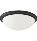 Nuvo Lighting 62-1443 Button LED 13 inch Matte Black Flush Mount Ceiling Light