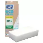 White Magic Eraser Sponge King 1Pk (Pack of 4)