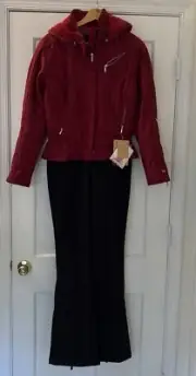 Vintage Women Metropolis Couloir Snow Ski Suit NEW W Tags Flare Leg Sz 12