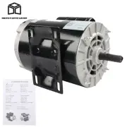 New 3.7HP 3450RPM Electric Motor Compressor Duty 56Frame 1 Phase 5/8" Shaft 230V