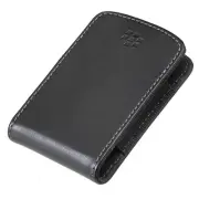 BLACKBERRY TORCH 9800 9810 OEM BLACK LEATHER SLIM POCKET POUCH CASE COVER SLEEVE