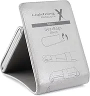 Lightning X Folded Universal Aluminum Medical Tactical Roll Splint 4.5" x 36" for First Aid Kits - Black/Grey