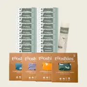 Tooshies Reusable Cloth Nappies, 4 Pack + Tooshies Aloe Vera & Chamomile Eco ...