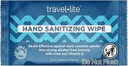 Travel Lite Alcohol-Free Hand Wipes with Aloe Vera and Vitamin E, Fresh Scent 200ct Individually Wrapped Travel Essentials Wipes for Adults and Kids