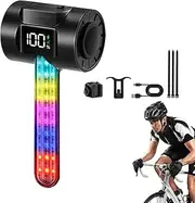 Cycle Lights Back - Tail Light for Tail Light | Riding Accessory Backlight with RGB Colorful Dynamic Effect for Outdoor Camping Travel