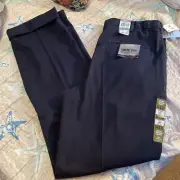Dockers Men's Straight Fit Easy Khaki Pants, Navy, 34X34 NWT All Motion Comfort