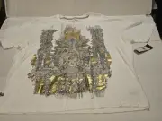 Marc X Ecko Cut & Sew 2XL New Tags White Men Short Sleeve MEF0999366 Design