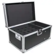 ProX XS-MIC20S Microphone Case Holds 20 Handhelds W/Side Storage