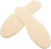 Healeved 1Pair Fluffy Warm Insoles for Men Fuzzy Sports Shoe Inserts Comfortable and Breathable for Cold Weather Winter Use Skin Friendly and Safe Material