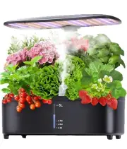 Misting Hydroponic Growing System 15 Pods Herb Garden Kit Indoor, 5L Large Tank