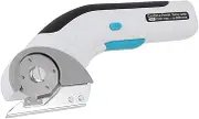 Spacnana Cordless Electric Scissors Cutter Tool for Cutting Fabric Leather Carpet Cardboard with Safety Lock 3.6V Lithium Ion Battery for Sewing