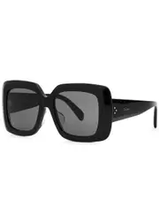 Celine Oversized Square-frame Sunglasses - Black ONE SIZE