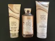 Bath & Body Works Warm Vanilla Sugar Body Cream,Body Wash,Moisturizing Body Wash