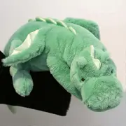 Cute Plush Dragon, Weighted Dinosaur Toy Kids Adult Gift or Decoration green 70cm
