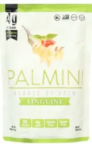 Palmini Hearts of Palm-Linguine Pasta, 12 oz, Shelf-Stable, 6 PACK