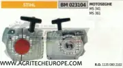 11350802102 Carter Starter Complete Starter Chainsaw Stihl Ms 341 361
