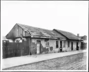 An Adobe House In Sonora Town On The East Side Of Castelar Street - Old Photo
