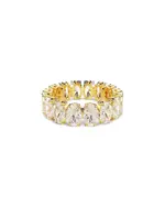 Swarovski Matrix Oval Crystal Eternity Ring