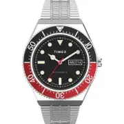 Timex M79 Automatic "Coke" Black Red SS Watch - Brand New