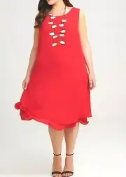 TS TAKING SHAPE plus sz S-M / 18 Calypso Cocktail Dress evening party NWT rp$150