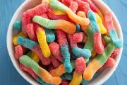 Trolli Sour Brite Candy Crawlers Gummi Worms – 28.8oz - PACK OF 1