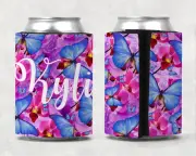 Butterfly Stubby Holder Can Wrap Cooler Personalised