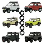 老周微影 鈴木正版授權 1/64 SUZUKI JIMNY 送越野配件、備胎 SJ413 JB43 JB74 模型車