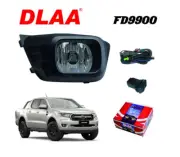 Fog Lamp Driving Light For Ford Ranger Ute 2018-2021 PX3 XLS XLT Black Cover (for: Ford)