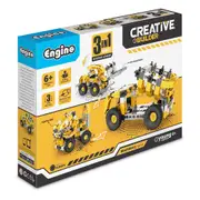 Engino Creative Builder Machinery Set Tipper Dump Truck Kids Pretend Toy 6y+