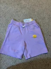 Cat & Jack Youth Girls Blush Light Pink Knit Jogger Shorts Size XS 4-5 New