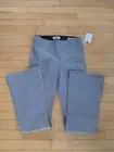 Nwt Jessica Simpson Black White Check print flare Leg Pant Adored high rise 26 2