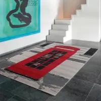 在飛比找momo購物網優惠-【Ambience】比利時Shiraz 現代地毯(電話亭 1