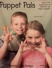 Puppet Pals Goof-Proof Instructions to crochet six finger puppets