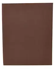 Four-Views (Booklet) Menu Cover For 8-1/2 X 14" Inserts, Brown (10 Each)