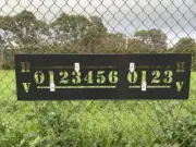 Tennis scoreboard aluminium