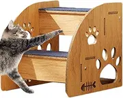 Dog Stairs for Bed | Dog Steps Pet Stairs Dog Ramp,Cat Stairs Wooden Pet Steps, Dog Bed Steps, Dog Stairs Non-Slip for Large/Medium/Small Dogs & Cats