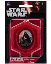 Star Wars Darth Vader Light Saber Birthday Candle Cake Topper Wilton NIB